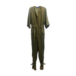 NEW HEIKE-NY women's the lora unisex jumpsuit in olive